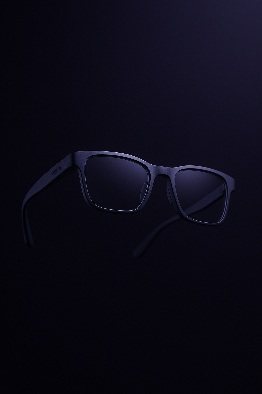 Sovra Glasses, a minimalist studio product shot